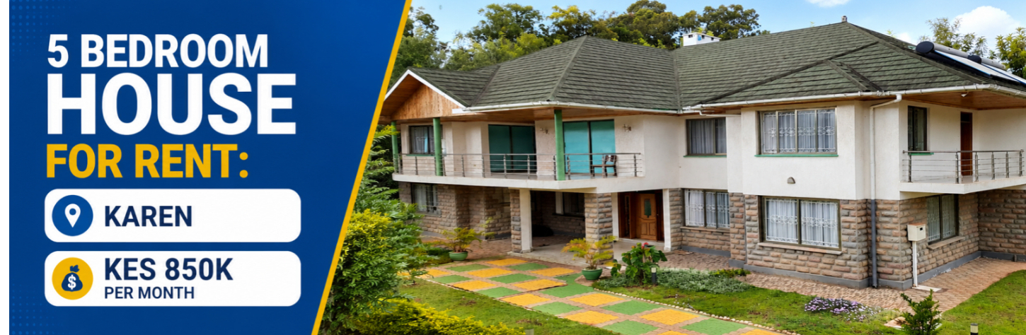 5 BEDROOM HOUSE FOR RENT