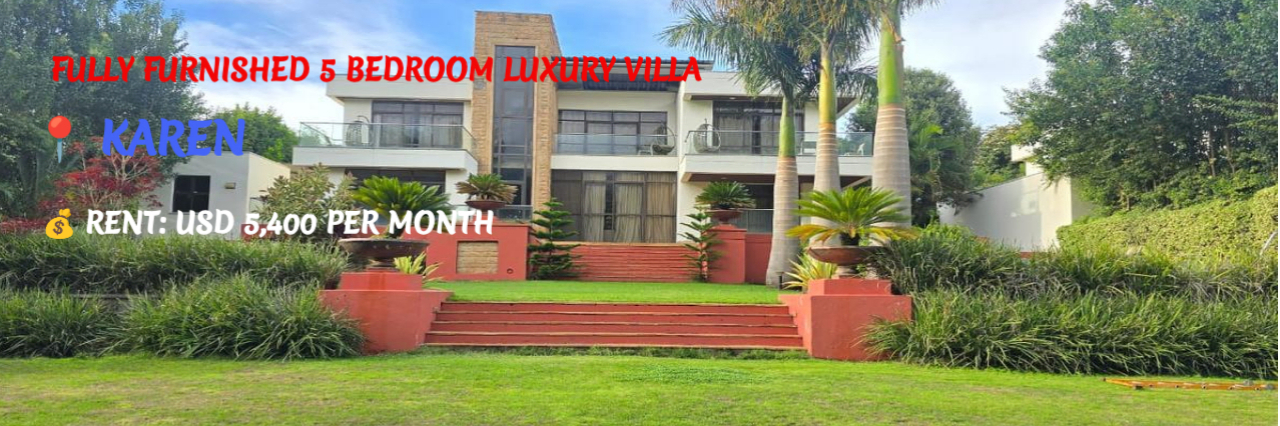 FULLY FURNISHED 5 BEDROOM LUXURY VILLA FOR RENT